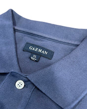 Load image into Gallery viewer, Gazman Basic Pique Short Sleeve Polo Shirt in Blue Denim - Bisy Clothing