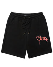 Load image into Gallery viewer, Geedup Handstyle EMB Shorts in Black / Peach (2024) - Bisy Clothing