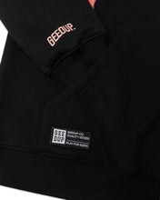 Load image into Gallery viewer, Geedup Handstyle Hoodie Black / Peach (2024) - Bisy Clothing
