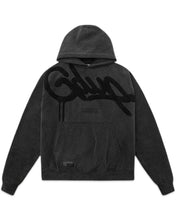 Load image into Gallery viewer, Geedup Handstyle Hoodie in Vintage Washed Black - Bisy Clothing