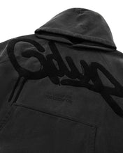 Load image into Gallery viewer, Geedup Handstyle Hoodie in Vintage Washed Black - Bisy Clothing