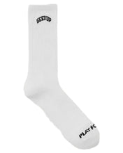 Load image into Gallery viewer, Geedup Team Logo EMB Socks White - Bisy Clothing