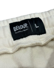 Load image into Gallery viewer, Geedup Team Logo Trackpants Buttercream / Black (2023) - Bisy Clothing