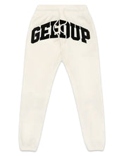 Load image into Gallery viewer, Geedup Team Logo Trackpants Buttercream / Black (2023) - Bisy Clothing