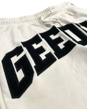 Load image into Gallery viewer, Geedup Team Logo Trackpants Buttercream / Black (2023) - Bisy Clothing