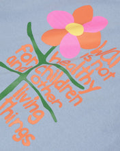 Load image into Gallery viewer, HAL War is Not Healthy Short Sleeve T-Shirt in Clear Blue - Bisy Clothing