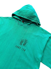 Load image into Gallery viewer, Hang Ten Vintage Shirt Hooded Surf T-Shirt in Teal (1990's) - Bisy Clothing