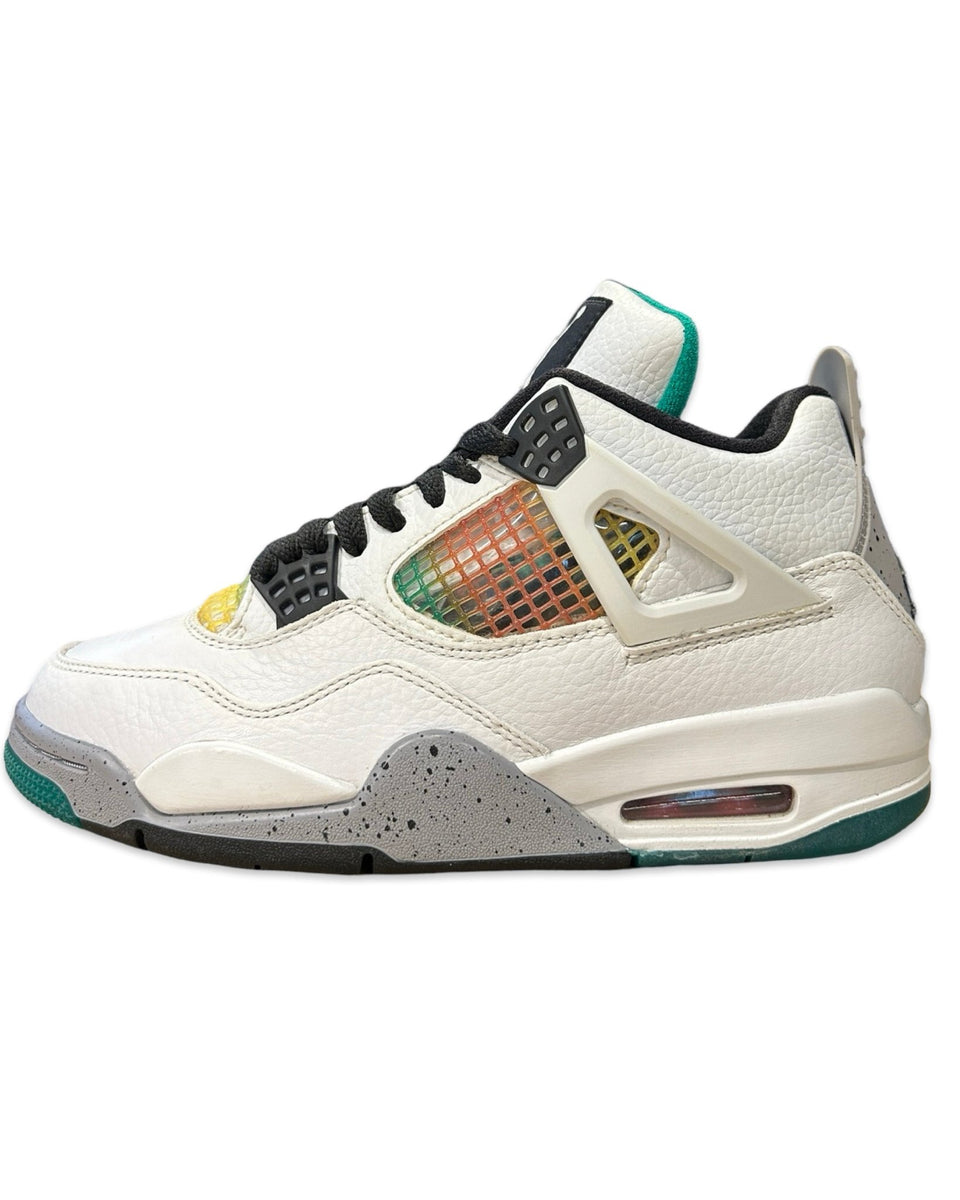 Jordan Air Jordan 4 Retro in Lucid Green'Rasta' (W) (2020) – Bisy Clothing