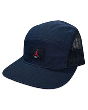 Load image into Gallery viewer, Jordan Fly Jumpman Cap in Black / Midnight Navy (2025) - Bisy Clothing