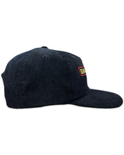 Load image into Gallery viewer, Kings Cross Corduroy Snapback Hat in Black - Bisy Clothing