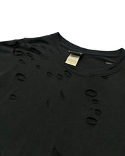 Load image into Gallery viewer, Kylie Cosmetics 'I'm the Kylie You're the Kendall' Distressed T-Shirt in Black (2016) - Bisy Clothing