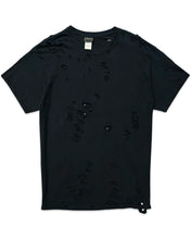 Load image into Gallery viewer, Kylie Cosmetics 'I'm the Kylie You're the Kendall' Distressed T-Shirt in Black (2016) - Bisy Clothing