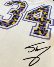 Load image into Gallery viewer, Mitchell & Ness Los Angeles Laker Shaquille O'neal T-Shirt White - Bisy Clothing