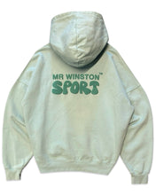 Load image into Gallery viewer, Mr Winston Puff Hood Jumper in Vintage Sage Green - Bisy Clothing
