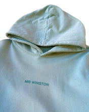 Load image into Gallery viewer, Mr Winston Puff Hood Jumper in Vintage Sage Green - Bisy Clothing