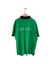 Load image into Gallery viewer, NAUTICA Size XL Brazil Rugby Polo Shirt in Green MAR0422 - Bisy Clothing