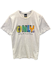 Load image into Gallery viewer, Only NY Retro Print Made in USA Short Sleeve T-Shirt in Grey - Bisy Clothing