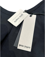 Load image into Gallery viewer, Palm Angels Fitted Ribbed Cropped Tank Top in Black - Bisy Clothing