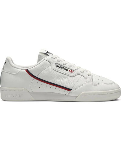 Adidas Continental 80 in White Navy Scarlet