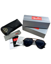 Load image into Gallery viewer, Ray Ban RB4376 Havana Frame with Dark Blue Lens - Bisy Clothing