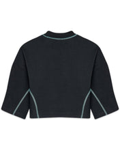 Load image into Gallery viewer, Reebok CL Heritage Grpaphic T-Shirt Cropped in Black - Bisy Clothing