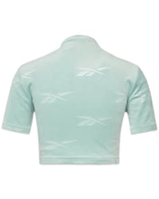 Load image into Gallery viewer, Reebok Energy Cropped Short Sleeve T-Shirt in Seaside Green - Bisy Clothing