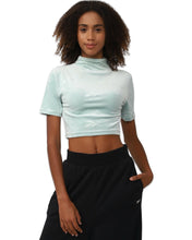 Load image into Gallery viewer, Reebok Energy Cropped Short Sleeve T-Shirt in Seaside Green - Bisy Clothing