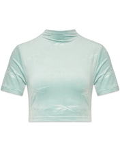 Load image into Gallery viewer, Reebok Energy Cropped Short Sleeve T-Shirt in Seaside Green - Bisy Clothing