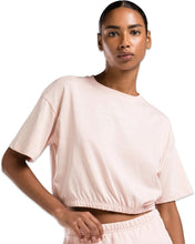 Load image into Gallery viewer, Reebok Identity Boxy Short Sleeve Cropped T-Shirt in Pink - Bisy Clothing