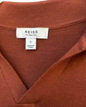 Load image into Gallery viewer, Reiss Duchie Merino Wool Open Collar Short Sleeve Polo Shirt - Bisy Clothing
