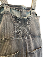 Load image into Gallery viewer, RVCA Denim Button Wide Leg Overalls in Grey - Bisy Clothing