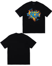 Load image into Gallery viewer, Syna World 'Explosion' Short Sleeve T-Shirt in Black - Bisy Clothing