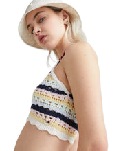 Load image into Gallery viewer, Tommy Jeans Crochet Stripe Sleeveless Halter Top⏐ Multiple Sizes - Bisy Clothing