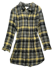 Load image into Gallery viewer, Witchery Long Sleeve Plaid Dress European Fabric - Bisy Clothing