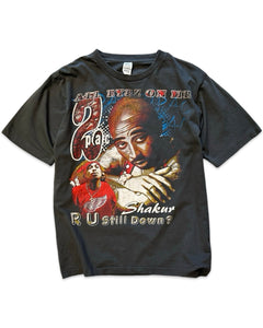 2Pac All Eyez on Me R U Still Down? Retro Short Sleeve T-Shirt - Bisy Clothing