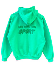 Load image into Gallery viewer, Mr Winston Puff Hood Jumper in Irish Green ⏐ Size M