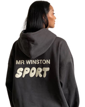 Load image into Gallery viewer, Mr Winston Vintage Black Puff Hood Jumper