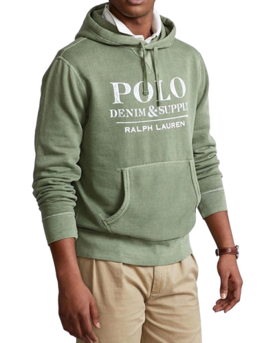 Polo Ralph Lauren Denim & Supply Hooded Jumper Khaki ⏐ Multiple Sizes