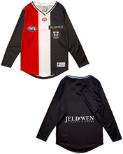 Load image into Gallery viewer, AFL St Kilda Saints Long Sleeve Home Guernsey 2008-2009