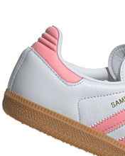 Load image into Gallery viewer, Adidas Samba OG in Cloud White and Pink Spark (2024)