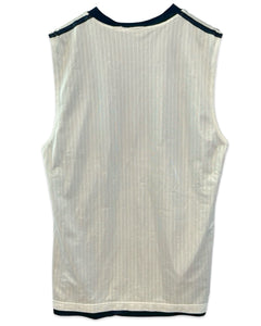 Adidas Vintage Reversible Basketball Training Jersey in Navy Blue and White
