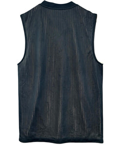 Adidas Vintage Reversible Basketball Training Jersey in Navy Blue and White