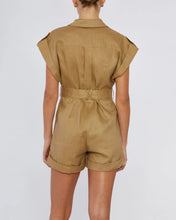 Load image into Gallery viewer, Amelius Arizona Linen Playsuit in Flaxen
