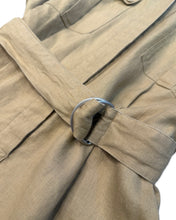 Load image into Gallery viewer, Amelius Arizona Linen Playsuit in Flaxen