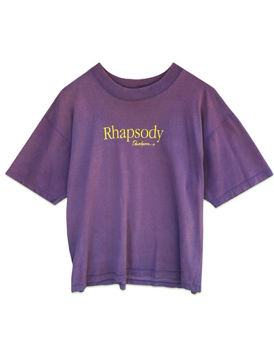 Apple Vintage 90's Rhapsody OS Short Sleeve T-Shirt in Purple