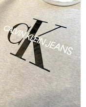 Load image into Gallery viewer, Calvin Klein Core Monogram Logo Sweatshirt in Grey