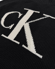 Load image into Gallery viewer, Calvin Klein Jeans Mock Neck Knitted Sweater in Black