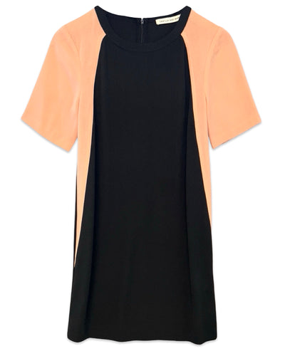 Camilla and Marc in the Balance Dress in Black and Nude Pink