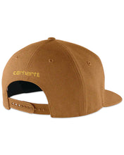Load image into Gallery viewer, Carhartt Firm Duck Flat Brim Cap in Carhartt Brown (2022)