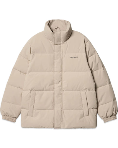 Carhartt WIP Danville Script Logo Jacket in Beige